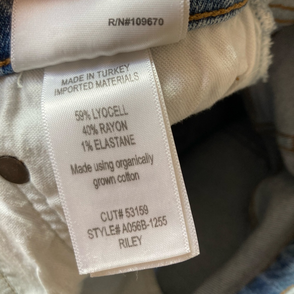 Agolde Jeans High Rise Straight Leg Riley - Picture 5 of 5
